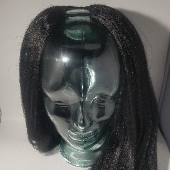 U-Part Wig. Kinky Straight. Synthetic. - Picture 4 of 6